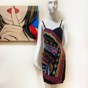 TOGETHER Vintage retro 1980's Sequin Dress  - NWT